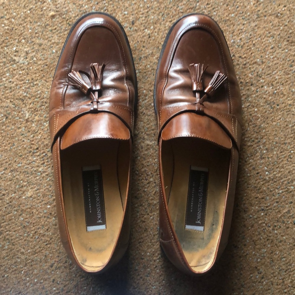 Leather loafers